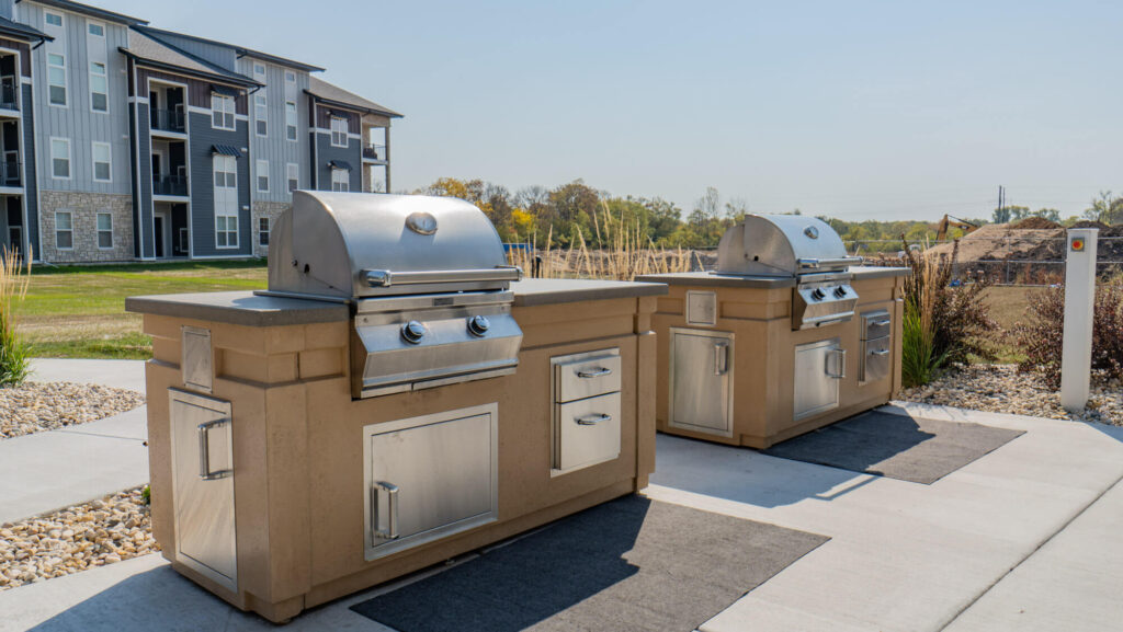 grills on patio THE GLADE