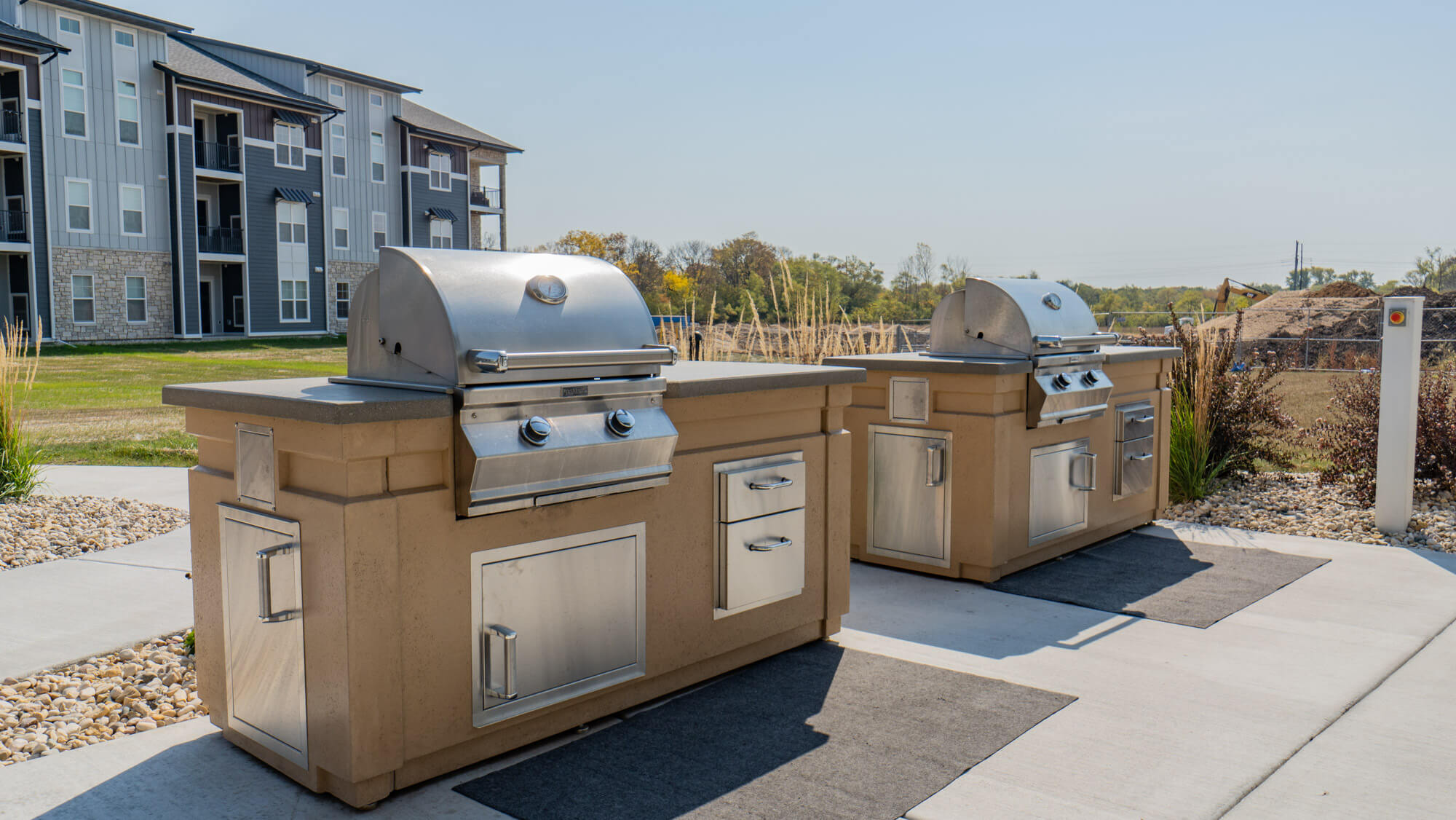 grills on patio THE GLADE