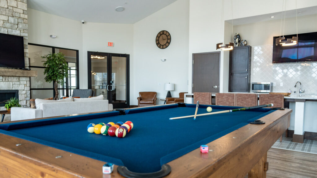 pool table community room 3 THE GLADE